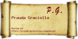 Prauda Graciella névjegykártya